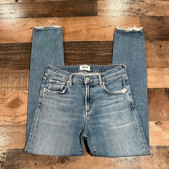 AGOLDE Toni Mid Rise Straight Leg Jean - Picture 6 of 12